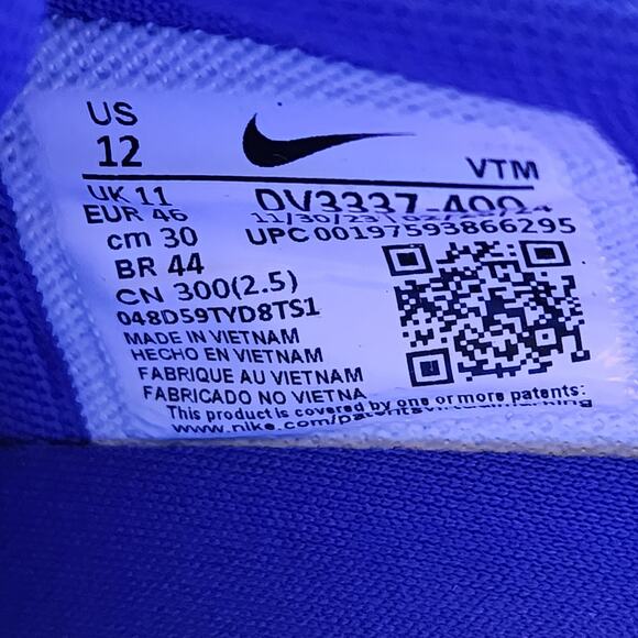 Nike Air Max DN Hyper Blue Brand New Sz 12 - Picture 8 of 8